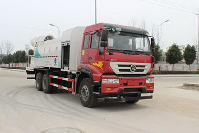 重汽后雙橋多功能抑塵噴霧除塵霧炮車(chē)