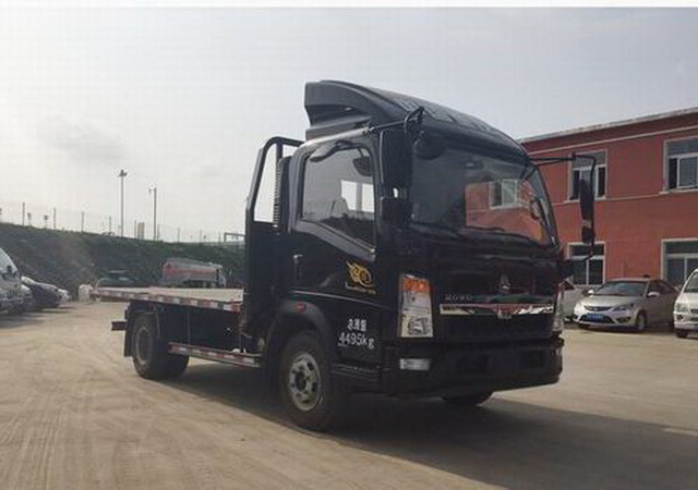 重汽豪沃HOWO輕卡國五藍牌平板運輸車ZZ5047TPBF3315E145