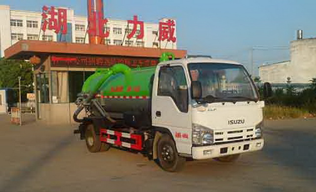 慶鈴五十鈴國五藍(lán)牌真空吸污車