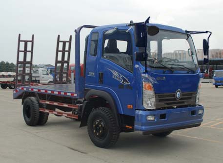 王牌國五藍牌平板運輸車CDW5040TPBHA3Q4型挖掘機運輸車