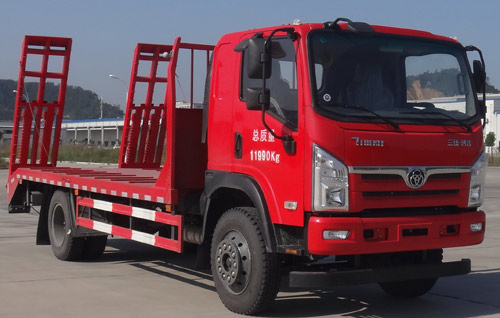 三環(huán)創(chuàng)客國五平板運輸車STQ5121TPBN5型挖掘機運輸車
